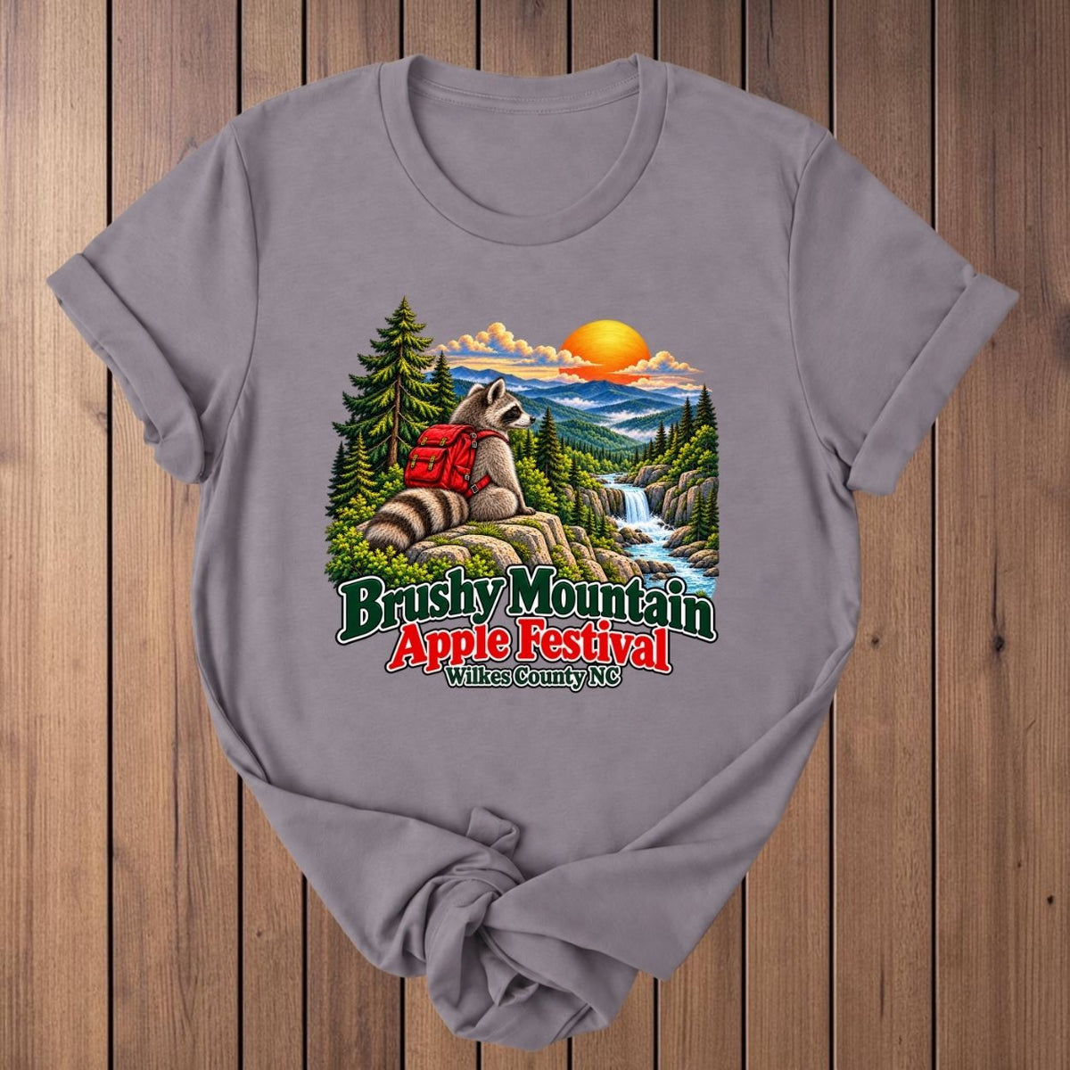 Brushy Mountain Apple Festival T-Shirt - Storm