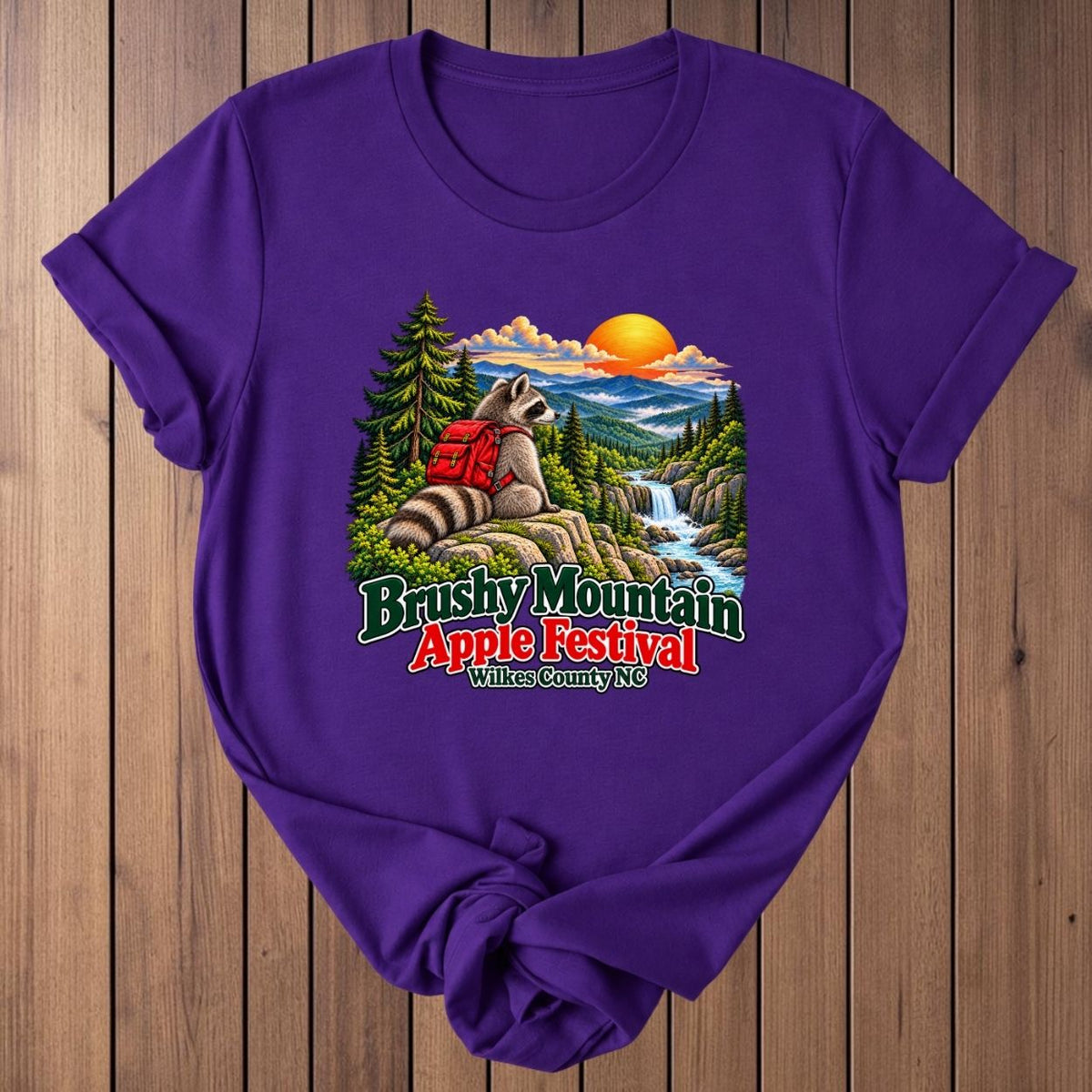 Brushy Mountain Apple Festival T-Shirt - Team Purple