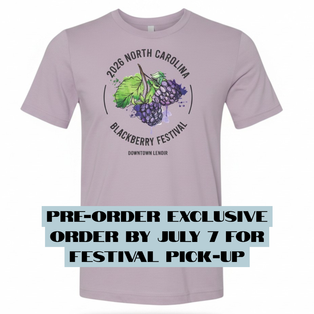 Official 2026 Blackberry Festival T-Shirt, Adult