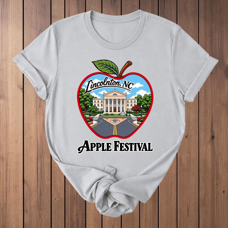 Lincolnton Apple Festival T-Shirt - Silver