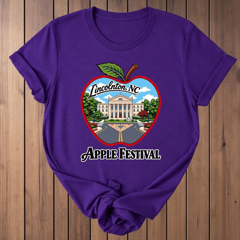 Lincolnton Apple Festival T-Shirt - Team Purple