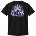 Queens Team Soccer T-Shirt Port & Co Easy Cotton Tee